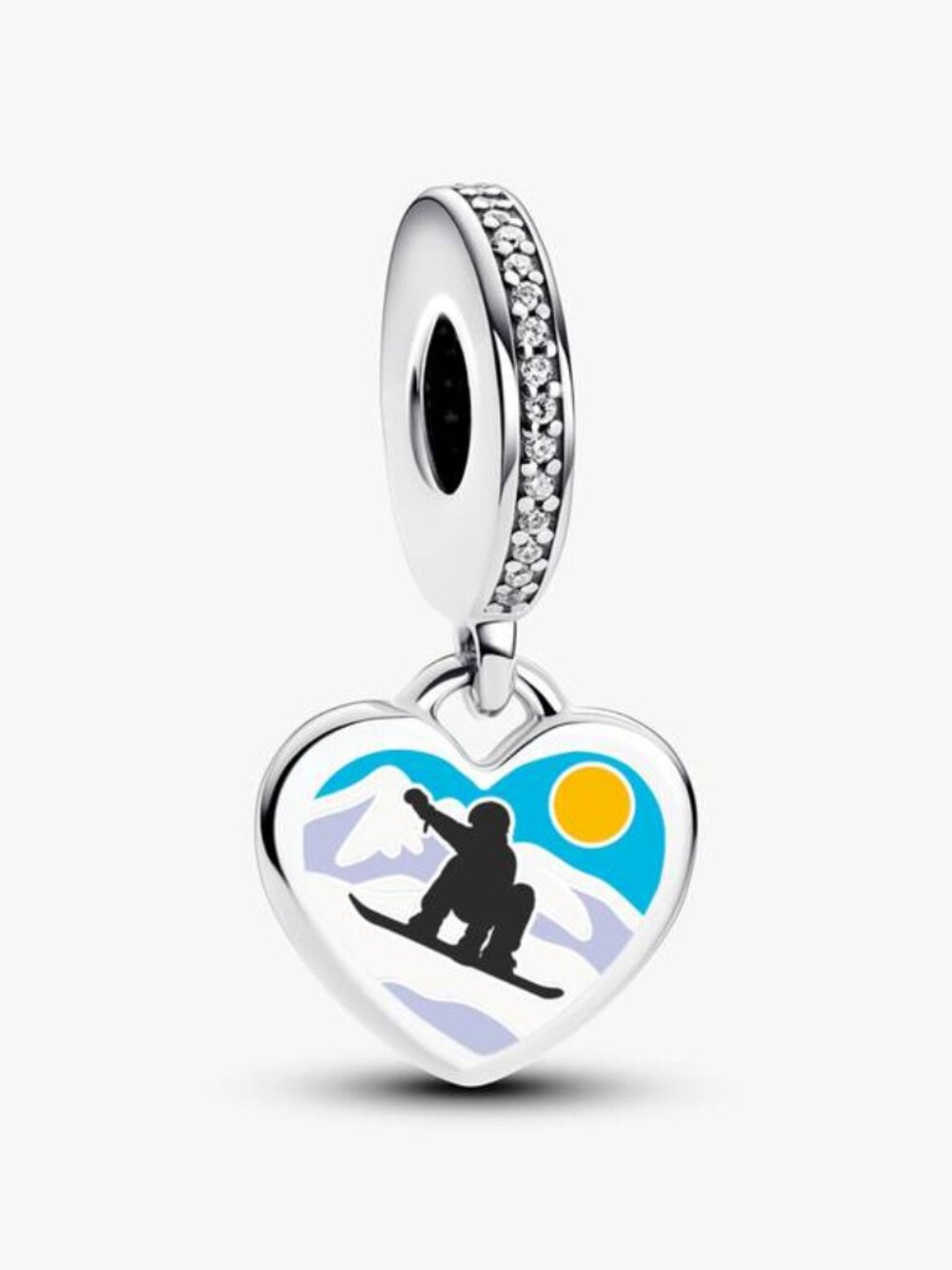 PandoraSnowboarder Charm